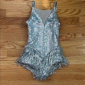 Weissman IC intermediate child - Sparkling Silver Girls Costume